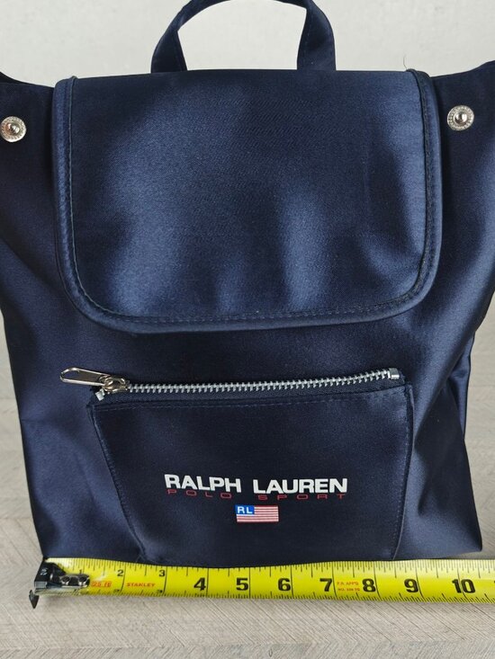 Ralph Lauren Polo Sport Backpack Bag Navy Nylon Adjustable Lightweight Style main image 5